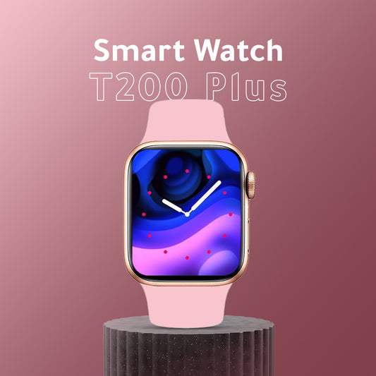 ساعة T200 Plus سمارت واتش – بطارية قوية | قياس نبض ورياضة متعددة